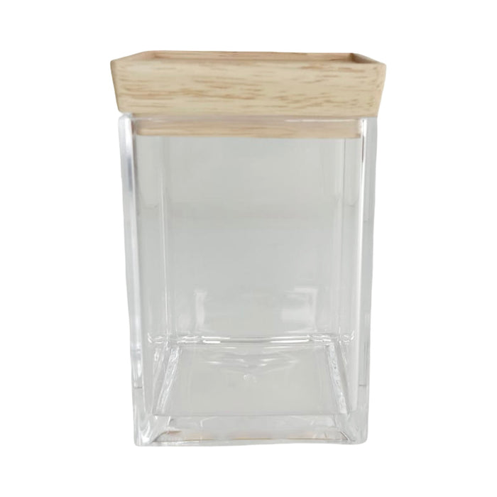 برطمان 500 مل اكليريك بغطاء خشب - DV4127