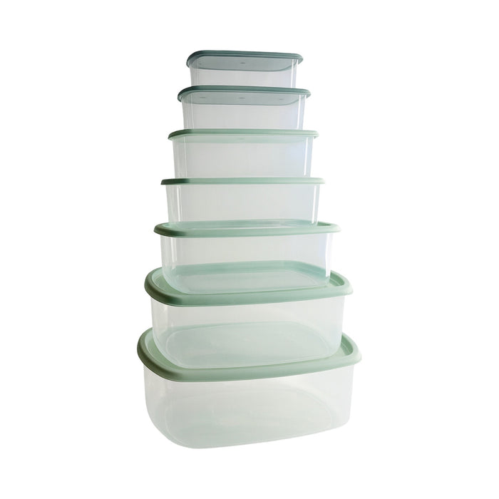 جوندول طقم علب ( 6 قطع ) بلاستيك  تركواز - G-293TU