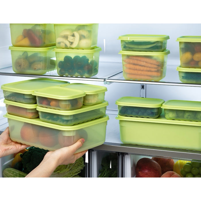 لوك اند لوك علبة بلاستيك 3.2 لتر للخضار والفاكهة اخضر - HLE5600NT