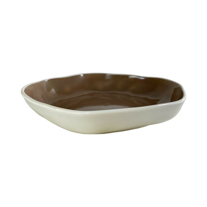 رويال ألفريدو طقم عشاء 36 قطعة بورسلين بنى* بيج - OR-BROWN-TOP