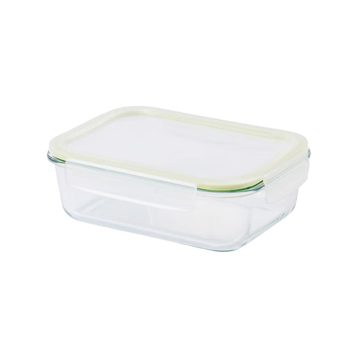 لوك اند لوك علبة طعام مستطيلة زجاجية  1.04 لتر شفاف- LLG1014