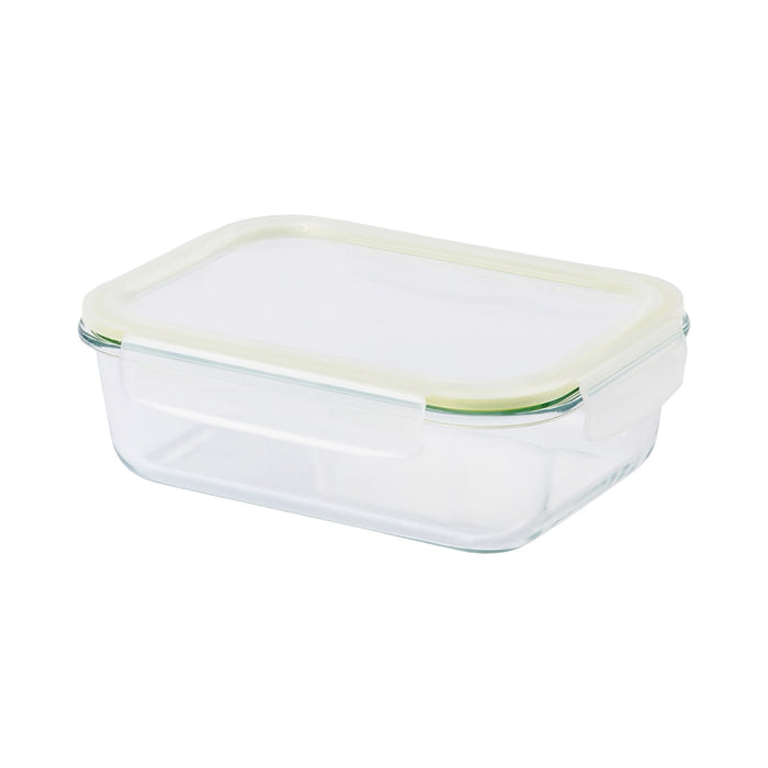 لوك اند لوك علبة طعام مستطيلة زجاجية  1.48 لتر شفاف - LLG1015