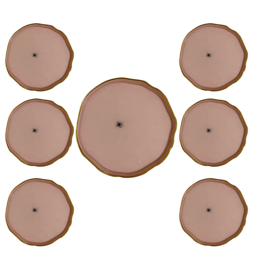 رويال ألفريدوا طقم  جاتوة 7 قطع زجاج سيمون - 14903-14904-OP-SIM