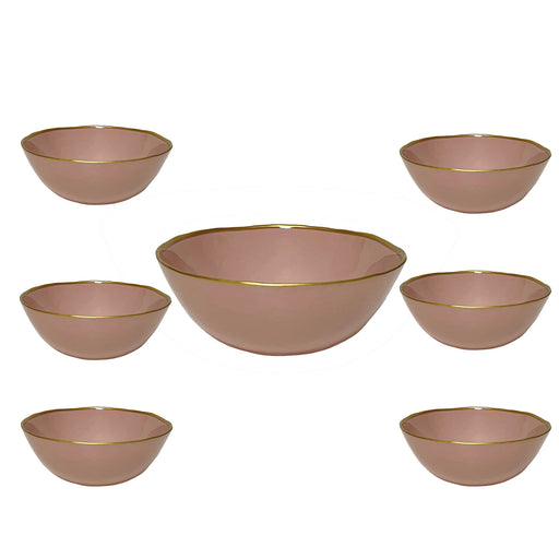 رويال ألفريدوا طقم خشاف 7 قطع زجاج سيمون - 15529-15102-OP-SIM