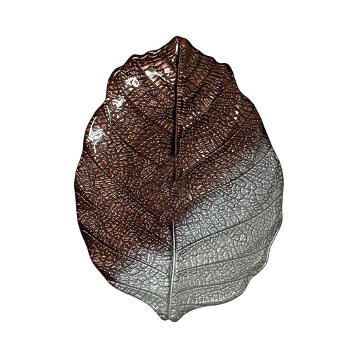 رويال ألفريدو طبق شجر مركب  36 سم زجاج بيج * بنى - 16324-BE-BR