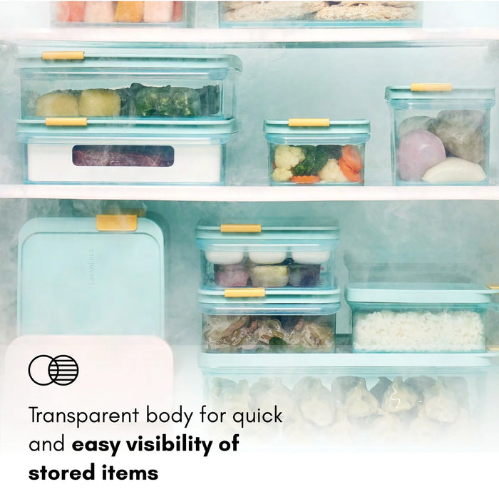 لوك اند لوك  فريزر فيت حافظة 1.65 لتر بلاستيك ازرق  - HFL104