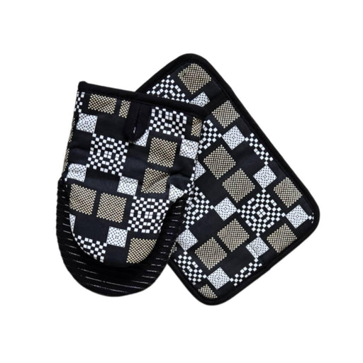 مجموعة المطبخ 2 قطع (جوانتى-ماسك) اسود - DH-2025-033BL