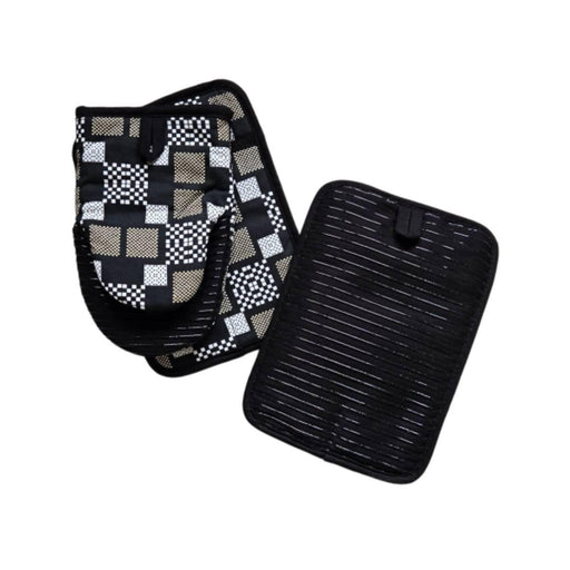 مجموعة المطبخ 2 قطع (جوانتى-ماسك) اسود - DH-2025-033BL