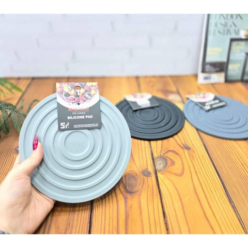 كوستر سيليكون دائرى رمادى فاتح - DV4094-0026G2