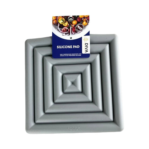 كوستر سيليكون مربع رمادى فاتح - DV0027