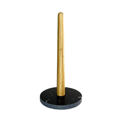 حامل مناديل 32 سم خشبي بقاعدة رخام اسود - DV10030BL
