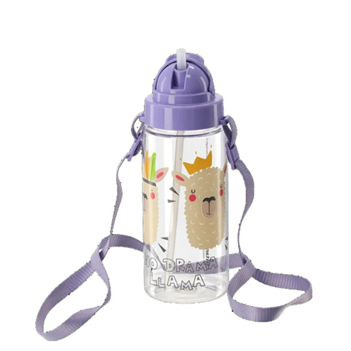 رينجا زجاجة مياة بشفاطة 500 مل بلاستيك خروف بنفسجى - 912008-024PU