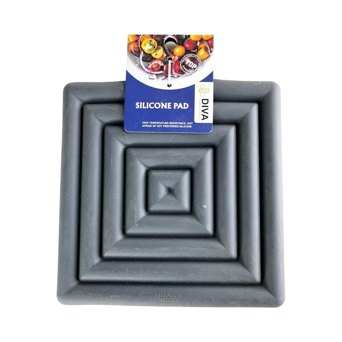 كوستر سيليكون مربع رمادى غامق- DV0027GR