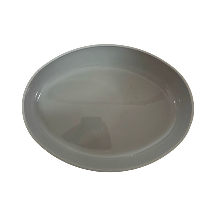 جوندول طبق طعام بيضاوى ( 18.5 * 13.8 * 3 سم ) بلاستيك رمادى - G-806GR