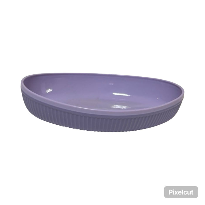 جوندول طبق طعام بيضاوى ( 18.5 * 13.8 * 3 سم ) بلاستيك بنفسجى - G-806PU