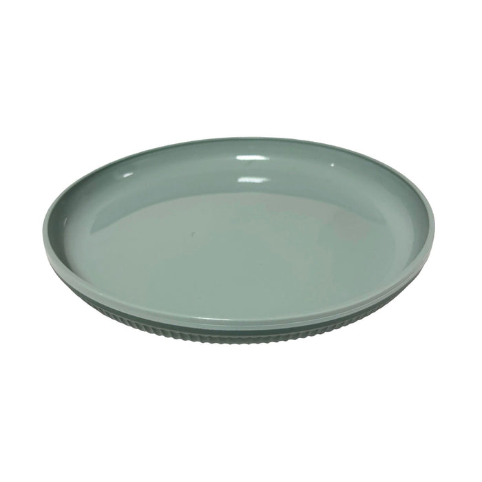 جوندول طبق مستدير مسطح 21.5 سم بلاستيك اخضر  - G-804G
