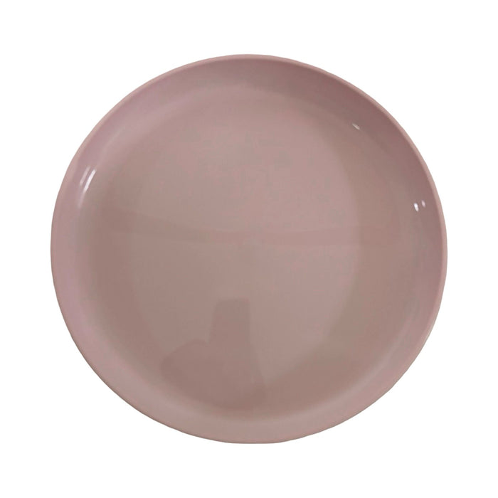 جوندول طبق مستدير مسطح 21.5 سم بلاستيك روز - G-804P