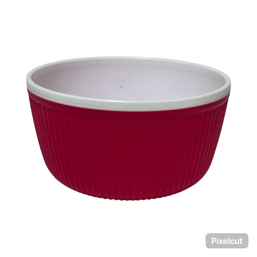 جوندول بولة طعام دائرية ٥٢٠ مل بلاستيك احمر - G-801R