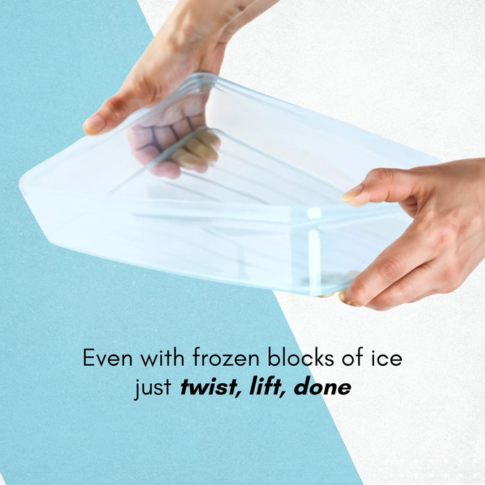 لوك اند لوك  فريزر فيت حافظة 1.65 لتر بلاستيك ازرق  - HFL104