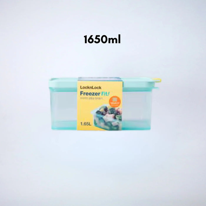 لوك اند لوك  فريزر فيت حافظة 1.65 لتر بلاستيك ازرق  - HFL104