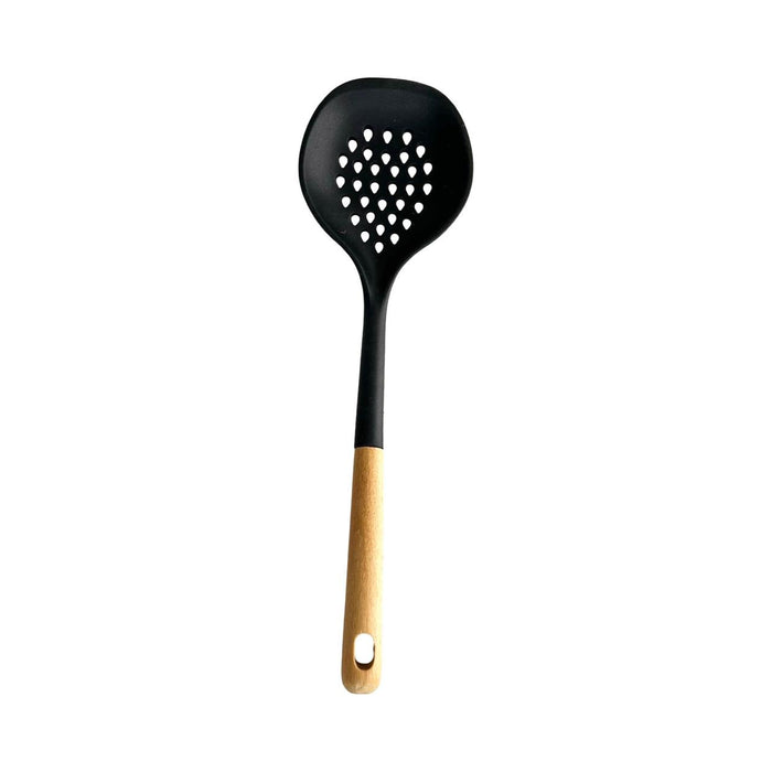 طقم توزيع 6 قطعة سيليكون بيد خشب اسود - DV5-Mix