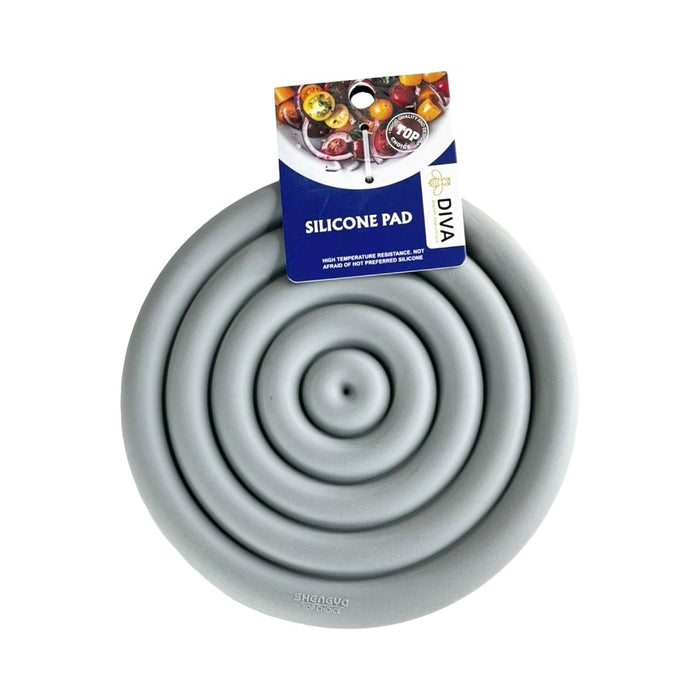 كوستر سيليكون دائرى رمادى فاتح - DV4094-0026G2