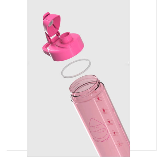 رينجا زجاجة مياة 630 مل بلاستيك روز - 912033-024P