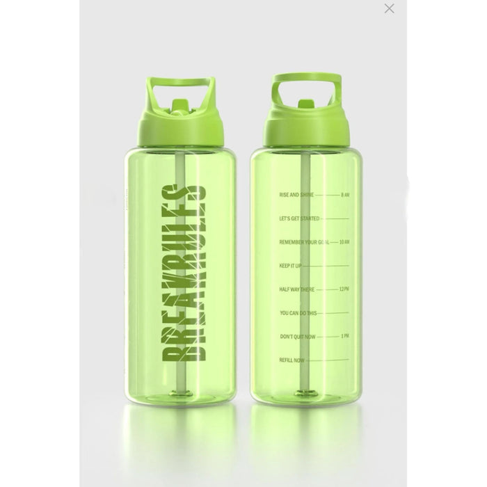 رينجا زجاجة مياة بشفاطة 1 لتر بلاستيك اخضر - 912139 G