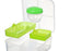 سيستيما لانش بوكس مقسمه بعلبة صوص بلاستيك 1.25 لتر اخضر - 2216854G