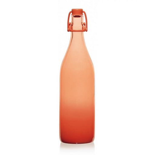 سيرف زجاجة مياة 1لتر زجاج بغطاء برتقالي - 91982097O