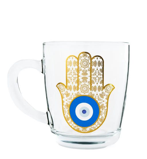 باشا باشا مج شاي بيد 340 مل زجاج شفاف - BR55531