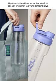 لوك آند لوك أكتيف زجاجة مياه رياضية 730 مل بلاستيك ازرق- ABF724VOL