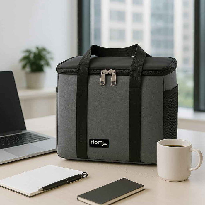 هومى بلس  شنطة حفظ 12 لتر رمادى - H-4482