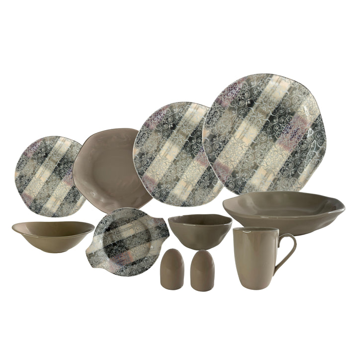 رويال ألفريدو طقم عشاء 36 قطعة بورسلين بيج - OR-24082