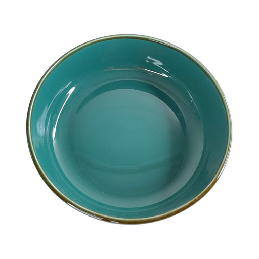 رويال ألفريدو طاجن فرن دائري ( 25 سم) سيراميك ازرق غامق * خط بنى - ROUND-JADE