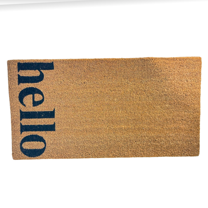 دواسة باب هالو 40*75 سم مستطيلة بيج * اسود - 79323/40