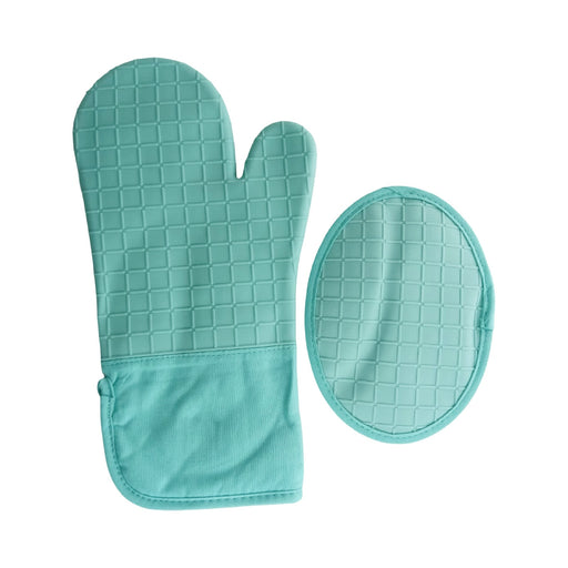 جوانتي سيليكون مقاوم للحرارة (33*14 سم) + ماسك تركواز - 3622TU