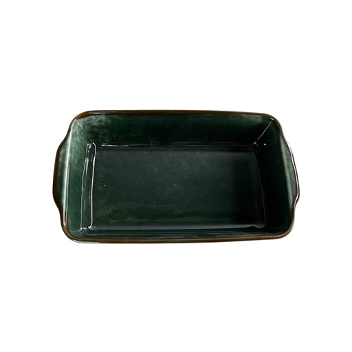 رويال ألفريدو طاجن فرن مستطيل بيد وسط سيراميك زيتى غامق- RE-DA-OI-M