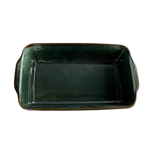 رويال ألفريدو طاجن فرن كبير مستطيل بيد (21*33 سم) سيراميك زيتى غامق - RE-DA-OI