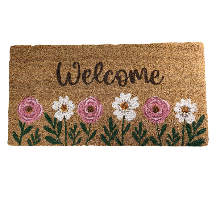 دواسة باب ولكم 40*75 سم مستطيلة بيج * اسود - 90248/40