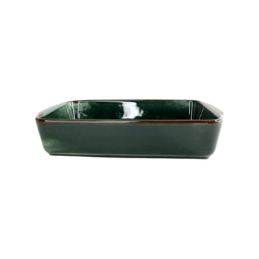 رويال ألفريدو طاجن فرن مستطيل بيد وسط سيراميك زيتى غامق- RE-DA-OI-M