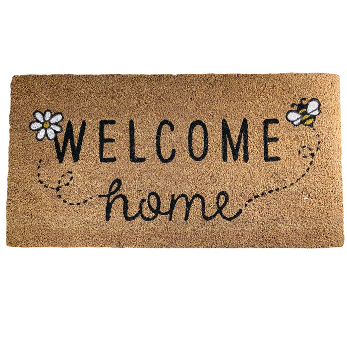 دواسة باب ولكم هوم 40*75 سم مستطيلة بيج * اسود - 97784/40