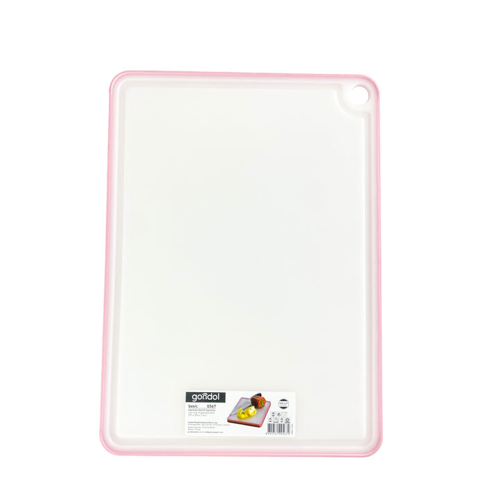 جوندول لوح تقطيع مستطيل ( 25 * 35 سم ) بلاستيك روز- G-567P