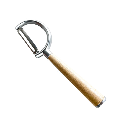 مقشرة خضار متعددة الإستخدامات استانليس استيل يد خشب فضي - DV-2003