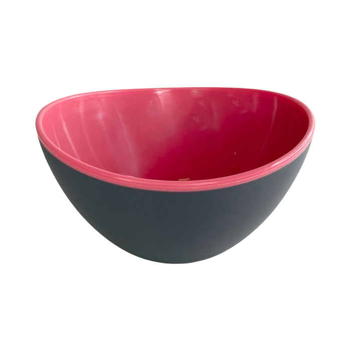 جوندول  أورا بولة طعام دائرية 330 مل بلاستيك رمادي/روز - G-601P