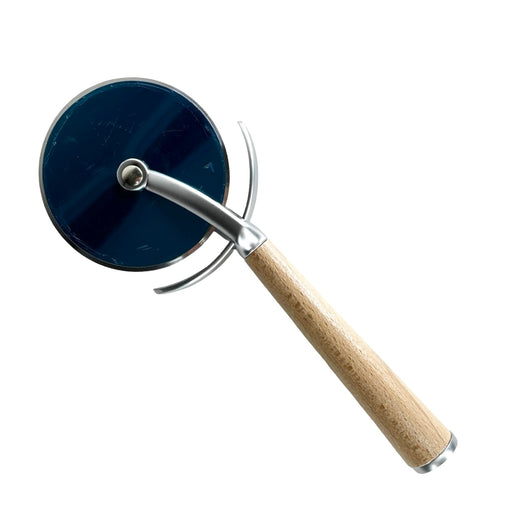 ديفا قطاعة بيتزا استانليس استيل * يد خشب فضى  - DV-2006