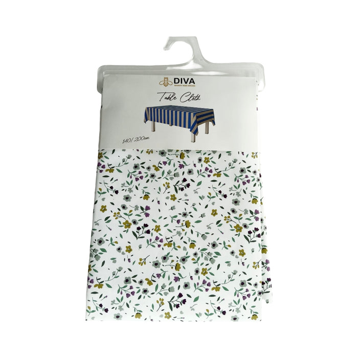 مفرش سفره (140* 200 سم) بلاستيك ابيض - DV9015W