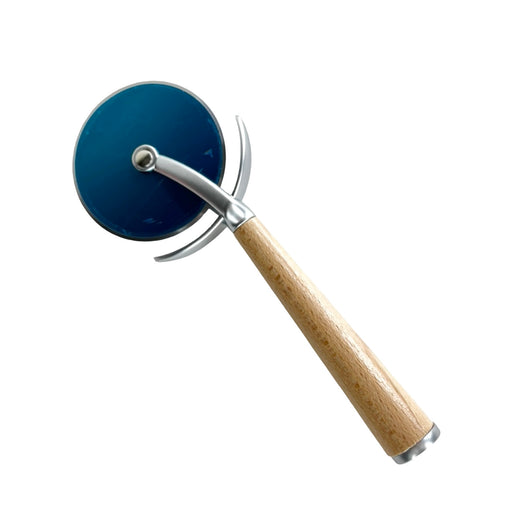 ديفا قطاعة بيتزا استانليس استيل * يد خشب فضى  - DV-2006