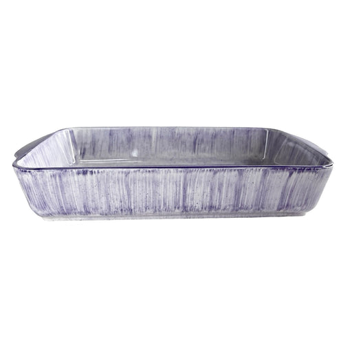 رويال ألفريدو طاجن فرن كبير مستطيل بيد (21*33 سم) سيراميك بنفسجى - rectangular-PURPLE