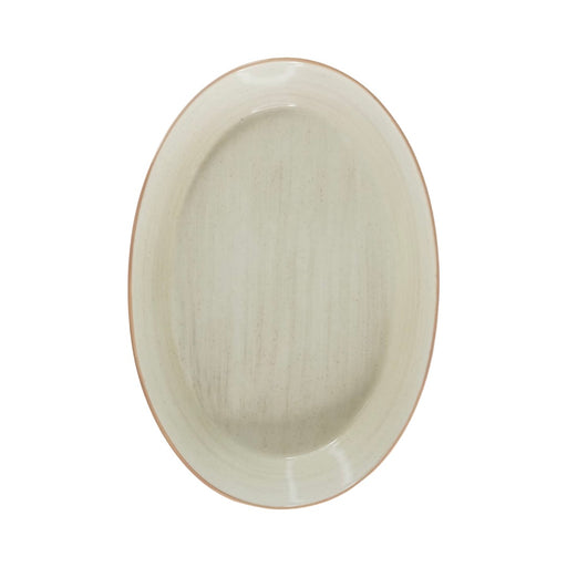 رويال ألفريدو طاجن فرن بيضاوي كبير (26*37.5سم) سيراميك بيج -oval-IV